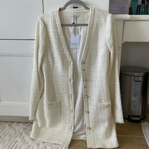 Sau Lee button front blazer dress